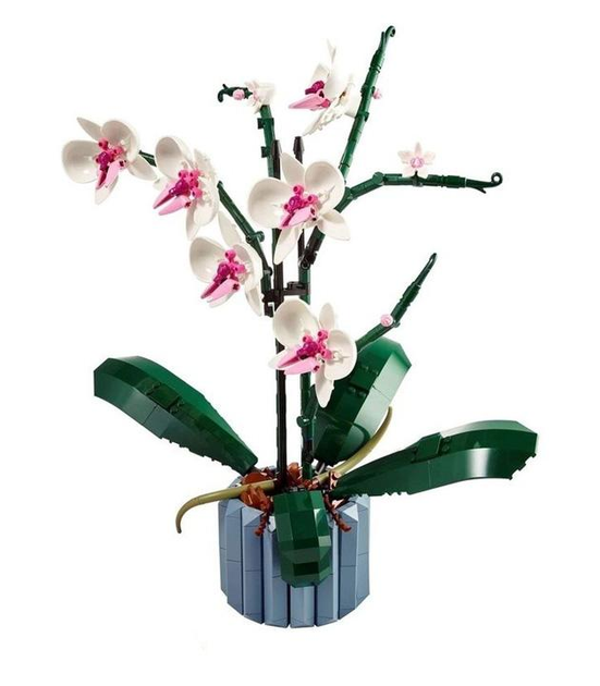 Конструктор квіти Орхідея в горщику Orchid 3D квітка на 608 деталей - фото 7 Конструктор квіти Орхідея в горщику Orchid 3D квітка на 608 деталей - фото 7