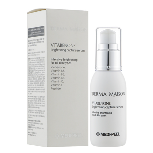 Сироватка для обличчя антиоксидантна з ідебеноном MEDI-PEEL Derma Maison Vitabenone Brightening Capture Serum (8809409344836)