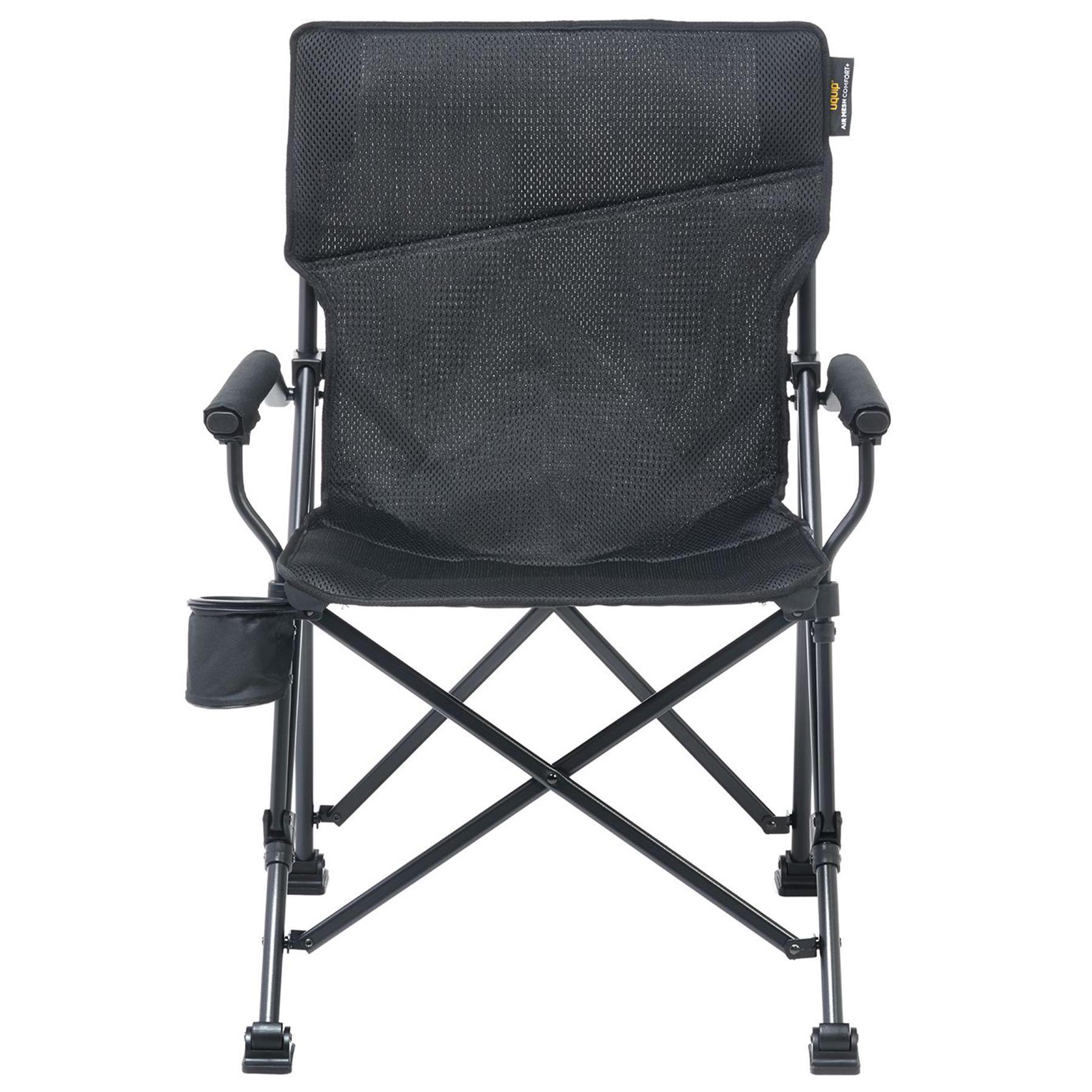 Туристичне крісло розкладне Uquip Roxy Black (244052) - фото 3 Туристичне крісло розкладне Uquip Roxy Black (244052) - фото 3