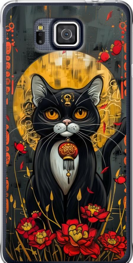 Чехол на Samsung Galaxy Alpha G850F China Cat (6134u-65-42517)