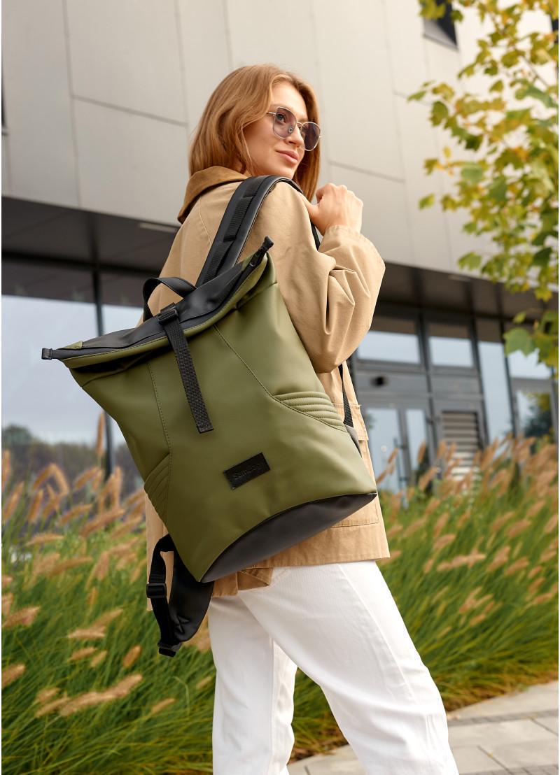 Рюкзак женский Sambag RollTopx Хаки (24320119)