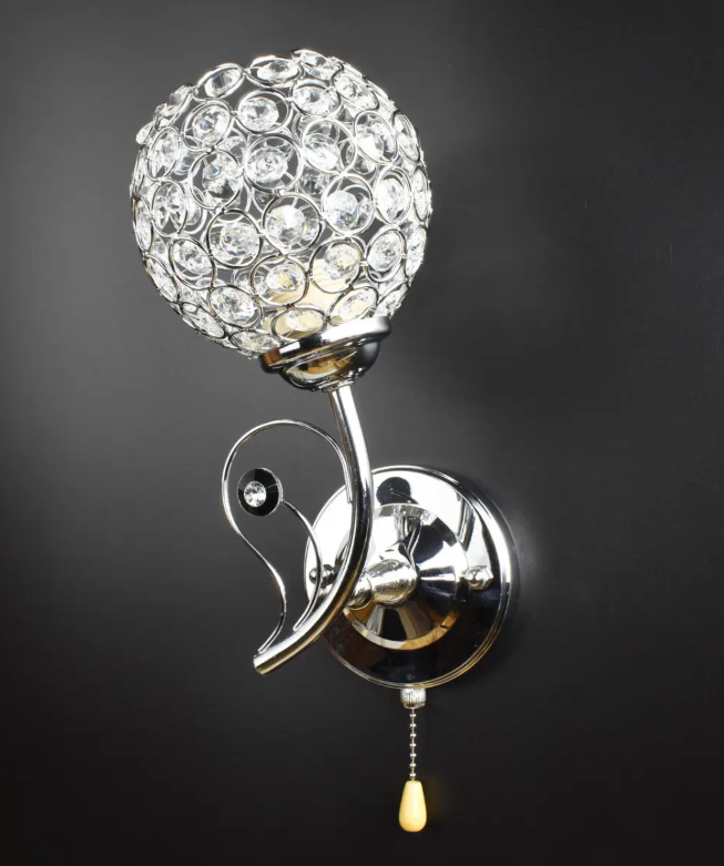 Бра настенное 220/1-ch 16х14х34 см Хром (NA004964)