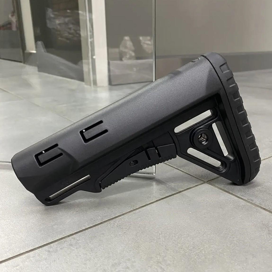 Приклад DLG Tactical TBS Sharp DLG-131 для винтовок с трубкой Com Spec Черный (244427) - фото 4
