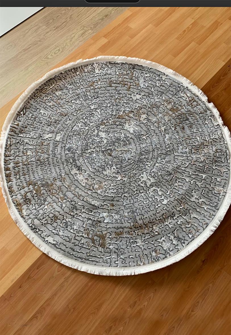 Килим Hera tu73a круглий 150x150 см Light grey (98961515)