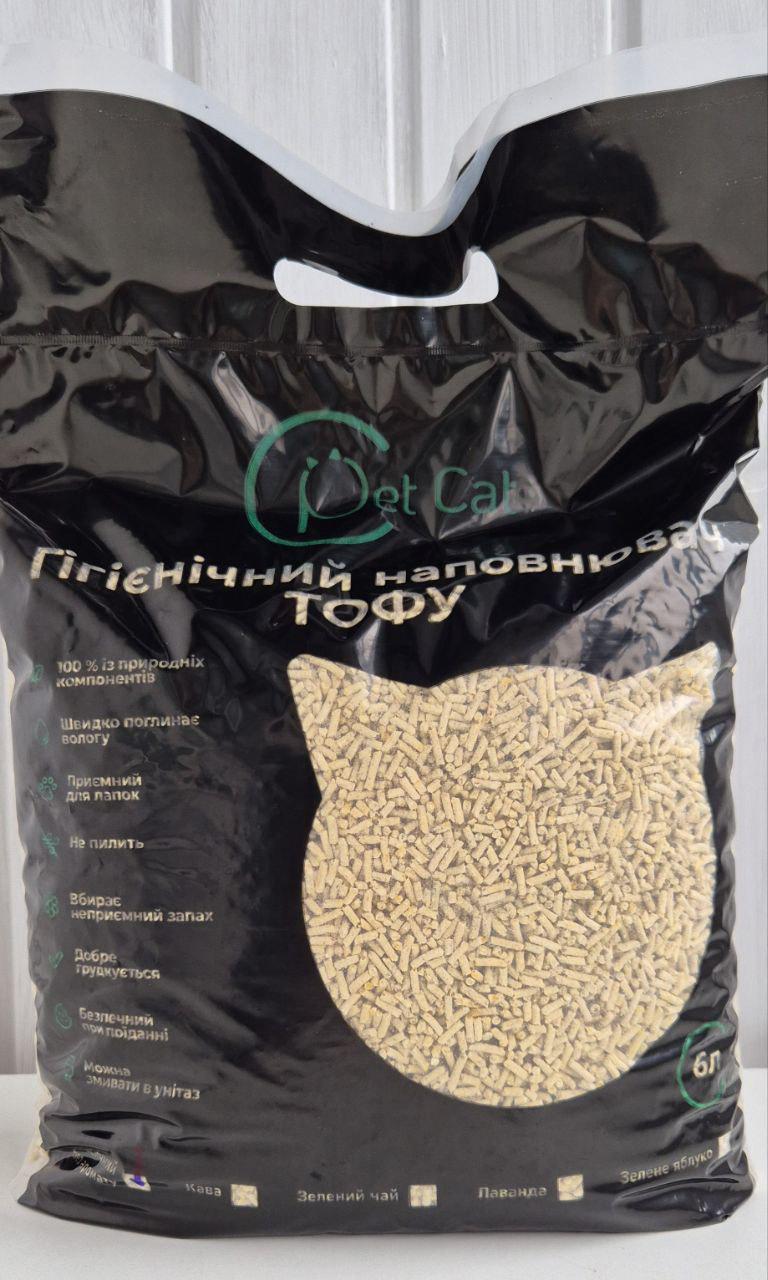 Наполнитель для туалета Pet Cat Tofu соевый классический без запаха 2,5 кг 6 л - фото 5 Наполнитель для туалета Pet Cat Tofu соевый классический без запаха 2,5 кг 6 л - фото 5