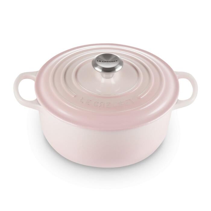 Кастрюля Le Creuset круглая 21,5 см 2,4 л Shell Pink Кастрюля Le Creuset круглая 21,5 см 2,4 л Shell Pink