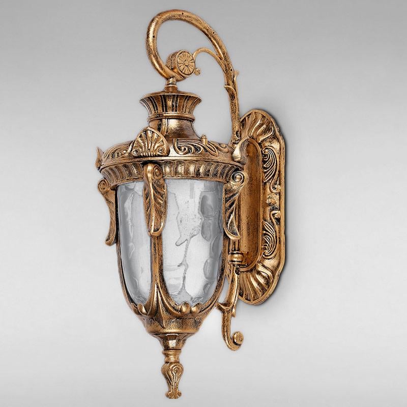 Уличный настенный светильник LS-18041-M-W Золото