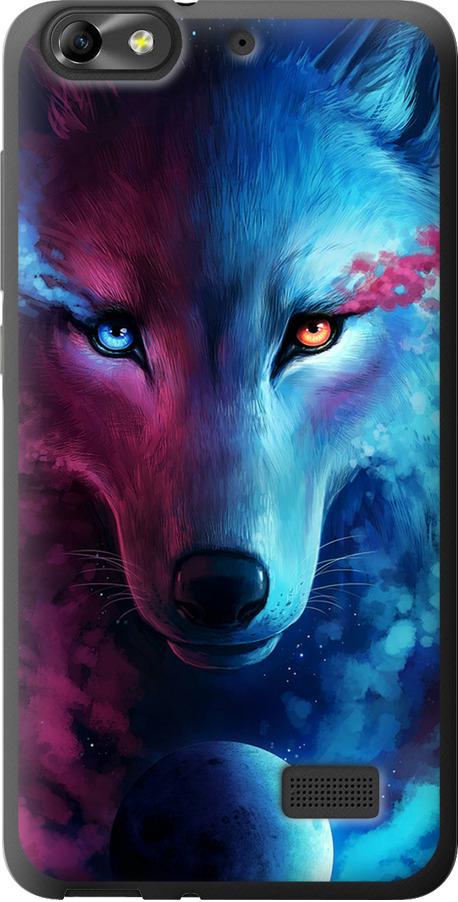 Чехол на Huawei Honor 4C Арт-волк (3999u-183-42517)