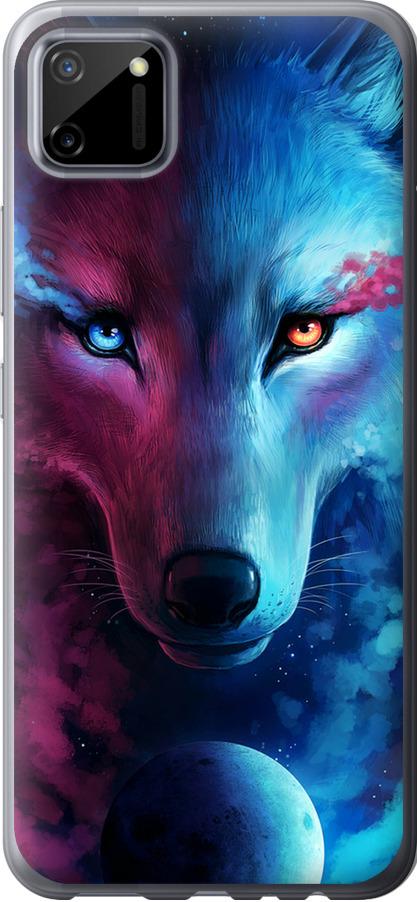 Чехол на Realme C11 2020 Арт-волк (3999u-2031-42517)