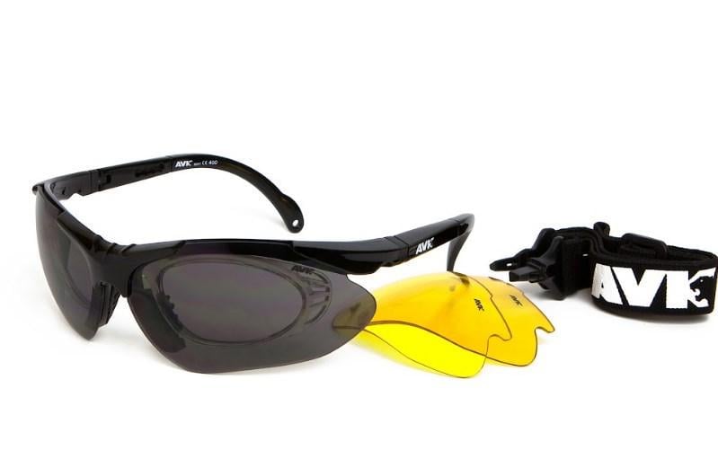 Очки Esplosivo для армии ВСУ солнцезащитные с резинкой Black