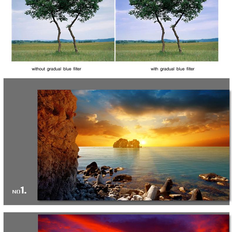 Світлофільтр градієнтний Zomei 62 мм Grey - фото 6