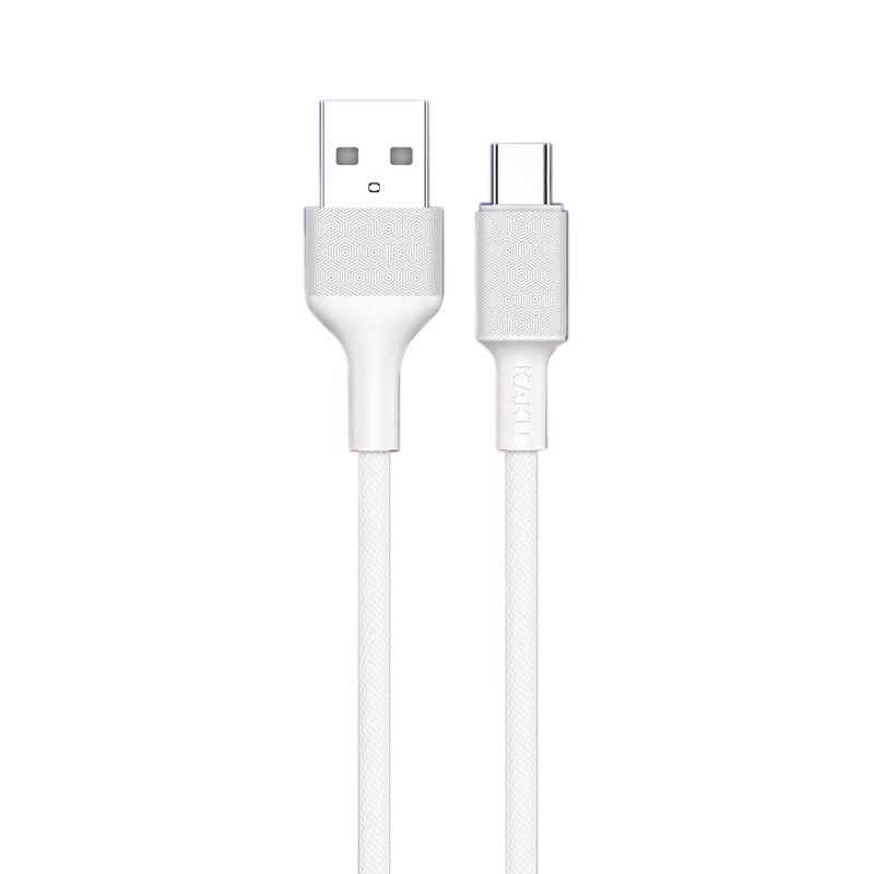 USB кабель Kaku KSC-113 USB-Type-C 1 м White (1243412156) - фото 1