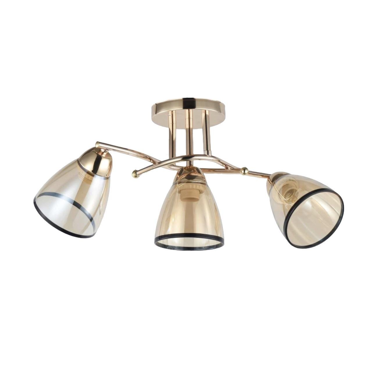 Потолочная люстра Sirius 9134/3 на 3 плафона Золотистый (9134/3 Sirius)