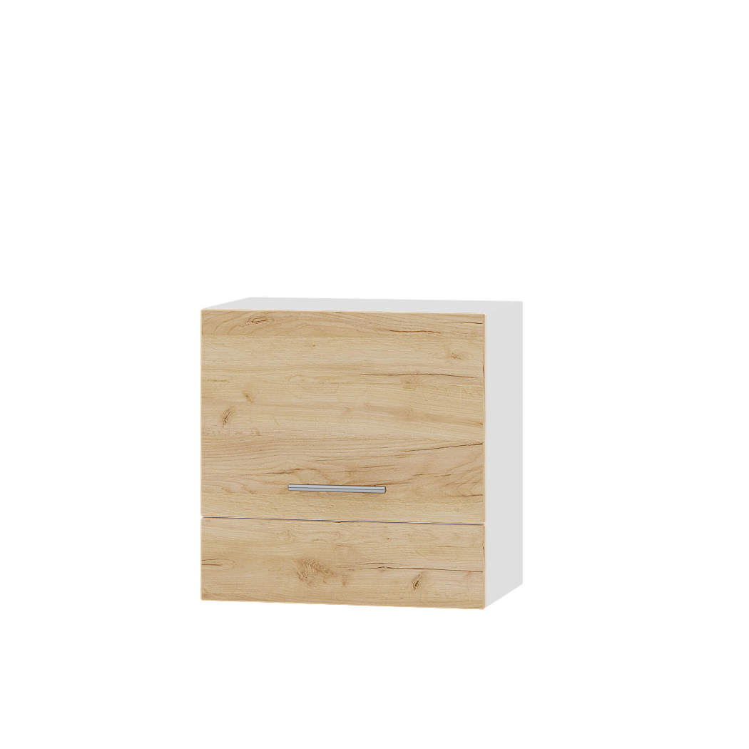 Шкаф верхний Эверест Оптима модуль Верх для вытяжки В11-500 50х30х50 см Дуб крафт золотой/Белый (08462)