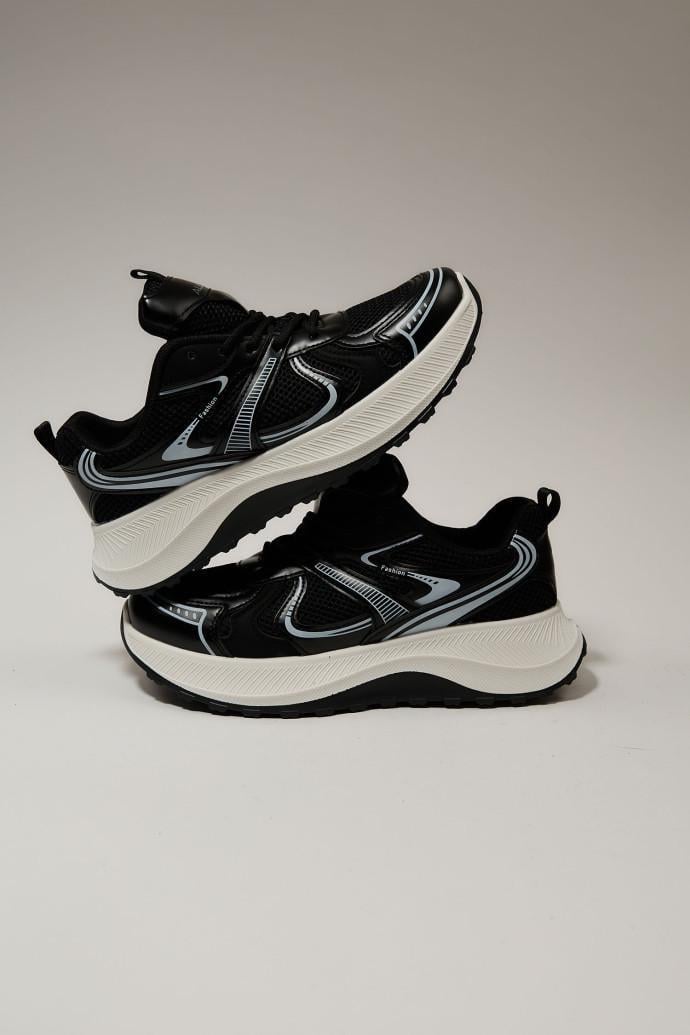 Кроссовки женские демисезонные ALLSY р. 36 Черный (198232)