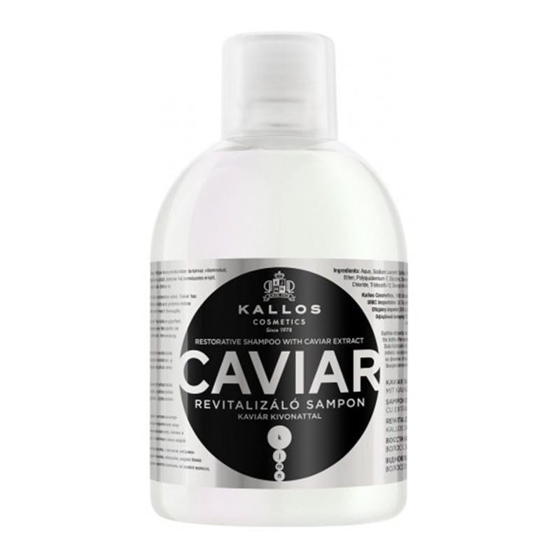 Шампунь для восстановления волос Kallos Cosmetics Caviar Shampoo с экстрактом черной икры 1 л