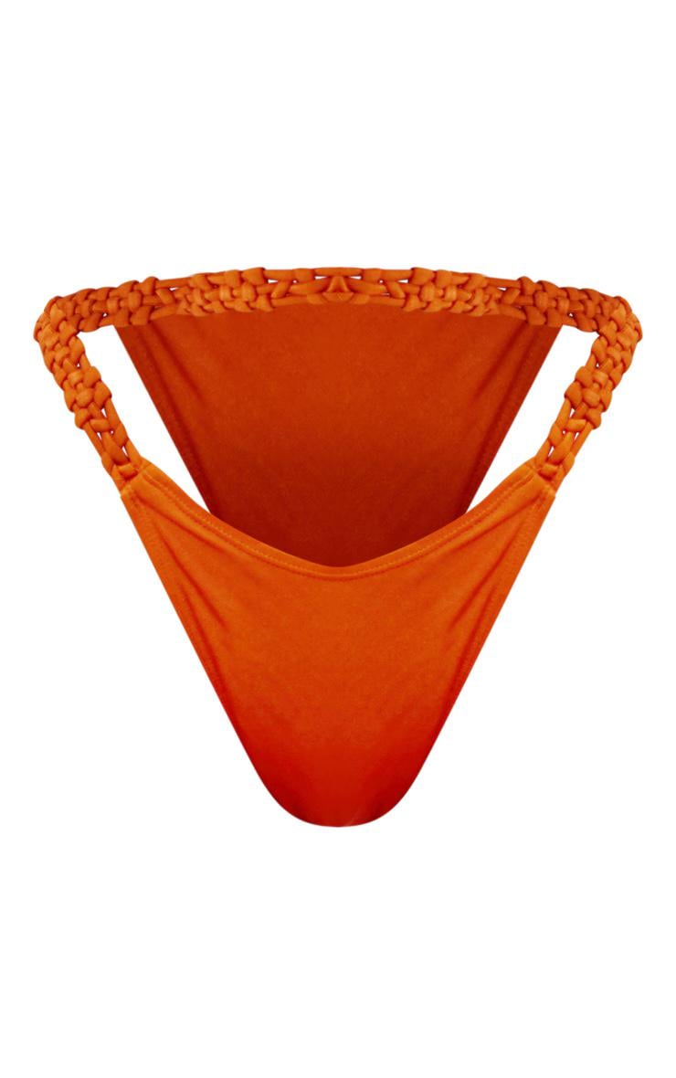 Купальник PrettyLittleThing раздельный с плетеными ремешками S Оранжевый (2600536) - фото 2 Купальник PrettyLittleThing раздельный с плетеными ремешками S Оранжевый (2600536) - фото 2