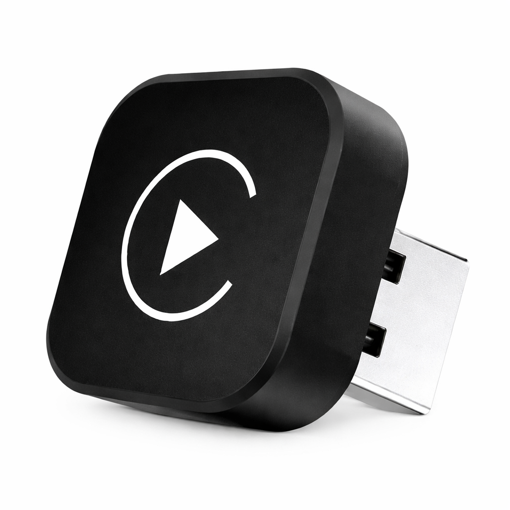 Адаптер беспроводной LEXXSON 2в1 для авто с проводным CarPlay или Android Auto 5.8 GHz Wi-Fi Plug and Play