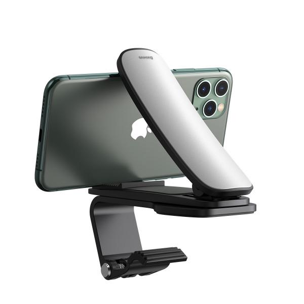 Тримач автомобільний BASEUS Big Mouth Pro Car Mount SUDZ-A0S Silver - фото 8