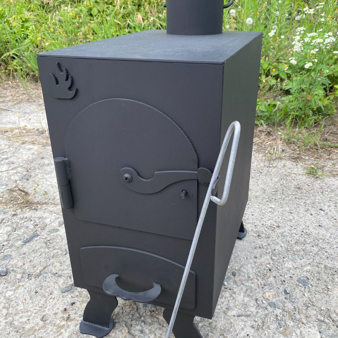 Буржуйка на дровах Трійка для дому сталева 3 мм - фото 5