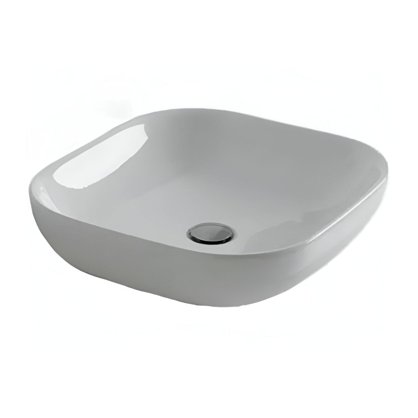 Умивальник на стільницю AXA Ciotola 40х40 см Білий (1508001)