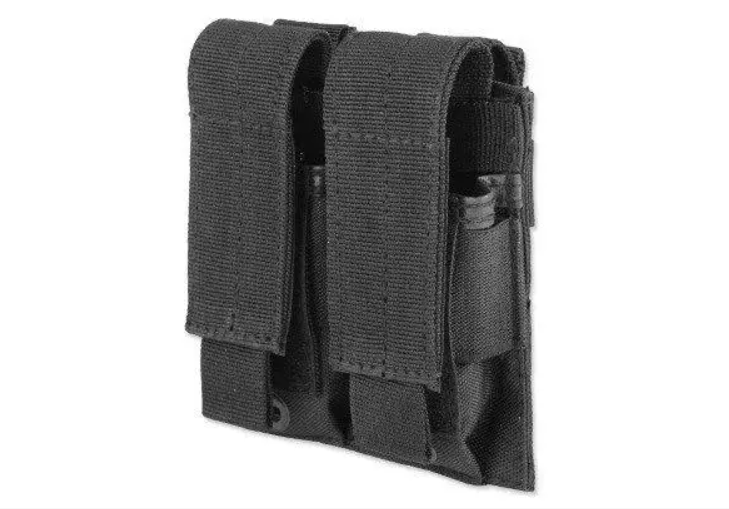 Сумка-подсумок двойная для пистолетных магазинов Mil-Tec 13495502 Черный (NA005508)