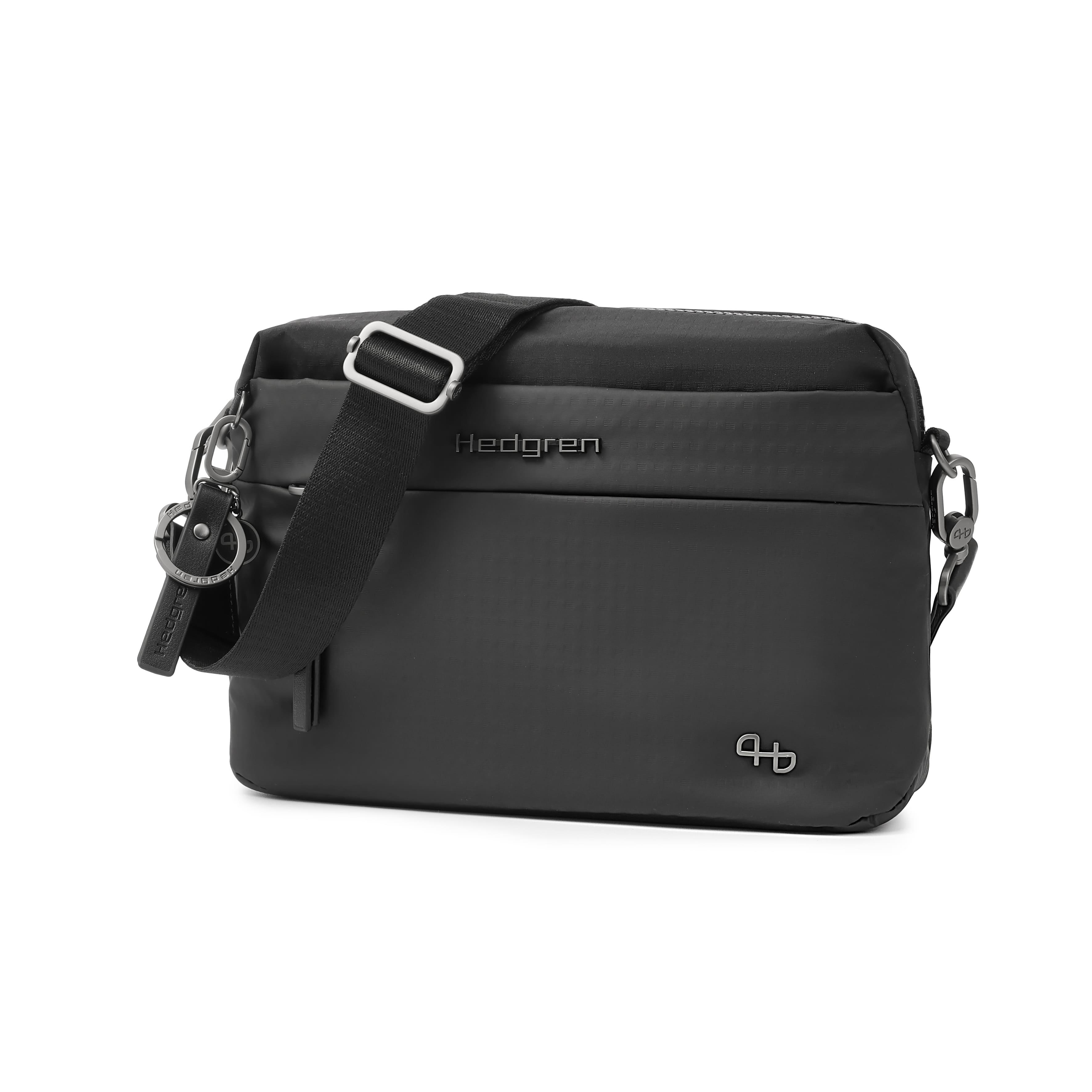 Сумка-кросовер через плече Hedgren FURO HFURO05/003 з RFID-захистом 25х17х9,5 см 4 л Чорний (13216)