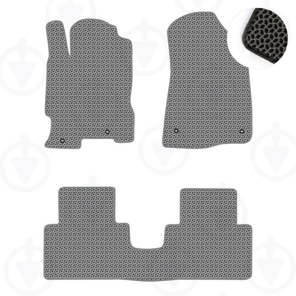 Комплект ковриков в салон Star-Tex для Acura RDX I 2006-2009 р. EVA/Капля Серый (10012-04-06-42)