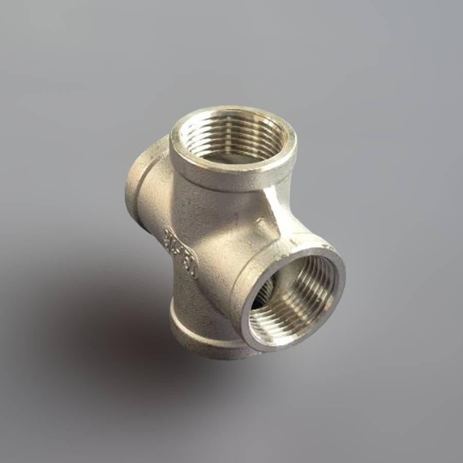 Хрестовина різьбова Ду20 рівнопрохідна н/ж сталь AISI304 ВР BSPP Class 150 3/4" (29203368) - фото 5 Хрестовина різьбова Ду20 рівнопрохідна н/ж сталь AISI304 ВР BSPP Class 150 3/4" (29203368) - фото 5