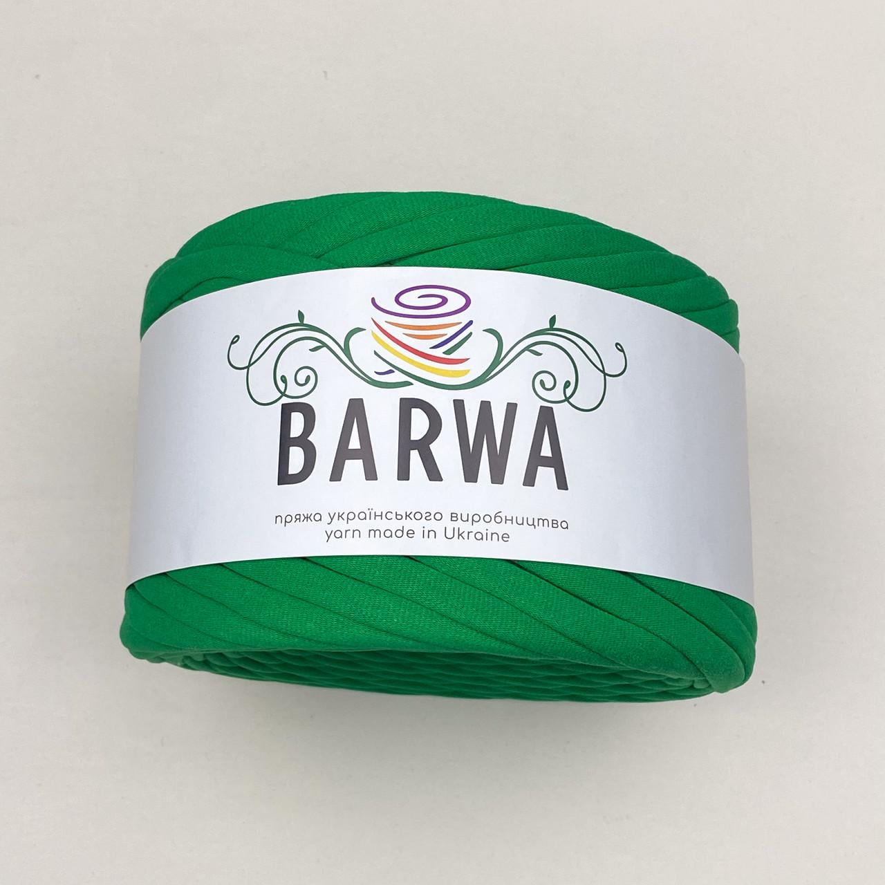 Пряжа трикотажная Barwa Грин Грасс (2703557688)