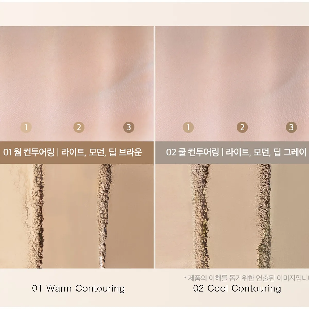 Набір для контурингу Clio Shade And Shading Set №02 Cool Contouring (8809937597230) - фото 2