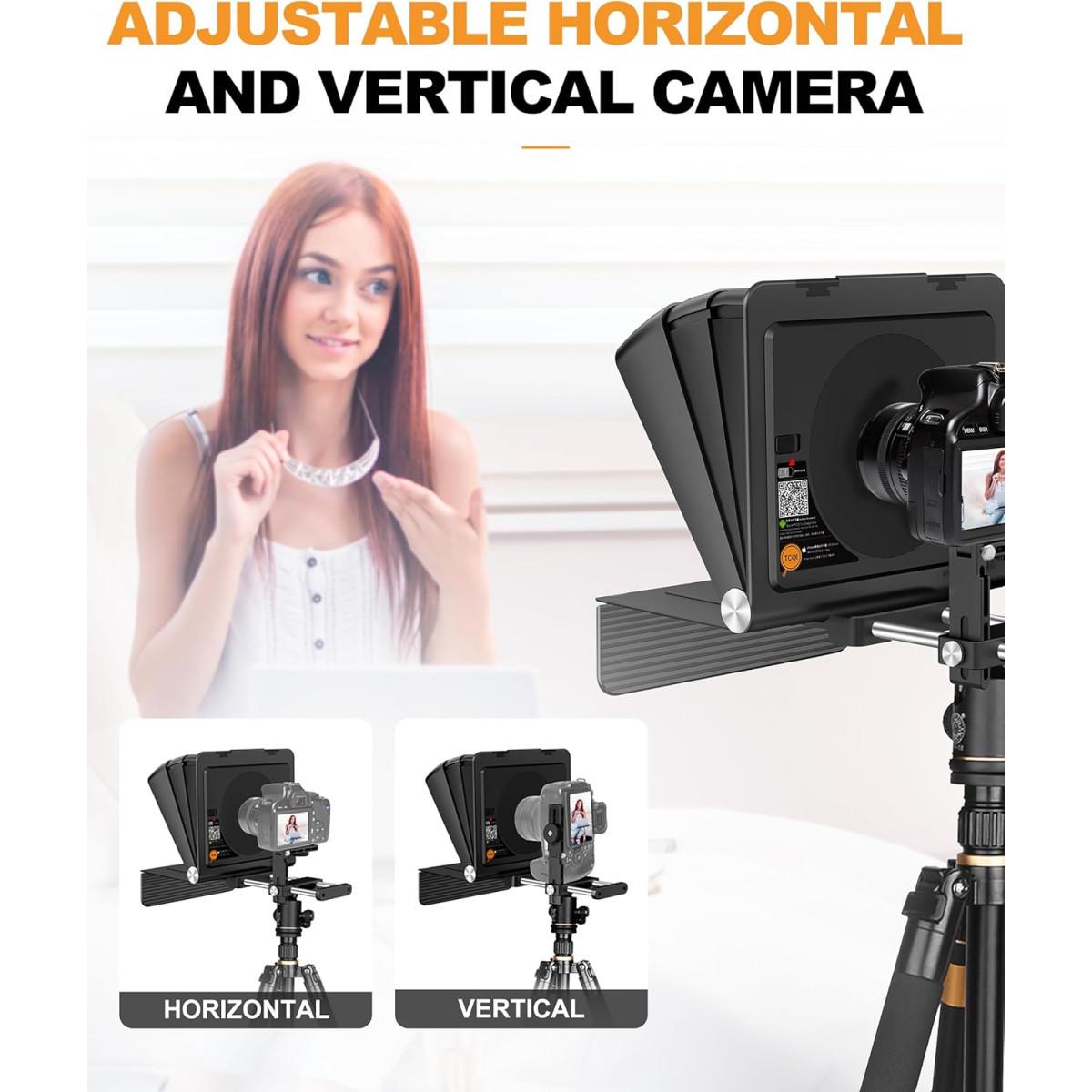 Телесуфлер міні LENSGO TC7 II суфлер для смартфона та фотоапарата - фото 7 Телесуфлер міні LENSGO TC7 II суфлер для смартфона та фотоапарата - фото 7