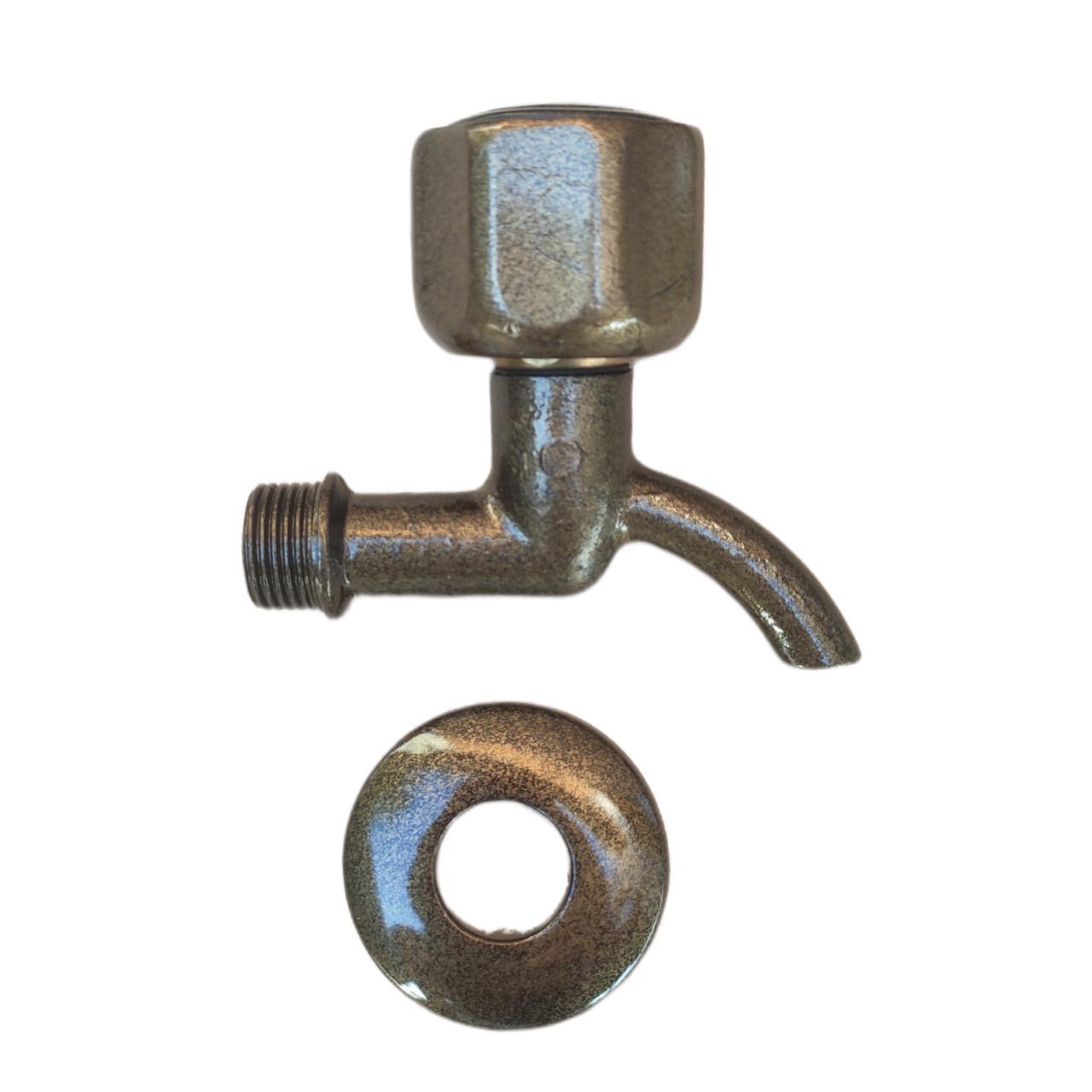 Кран садовый поливочный 1/2" Бронзовый - фото 2 Кран садовый поливочный 1/2" Бронзовый - фото 2