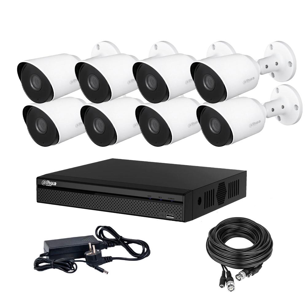 Комплект видеонаблюдения Dahua HDCVI-8W 2K KIT с HDD1000