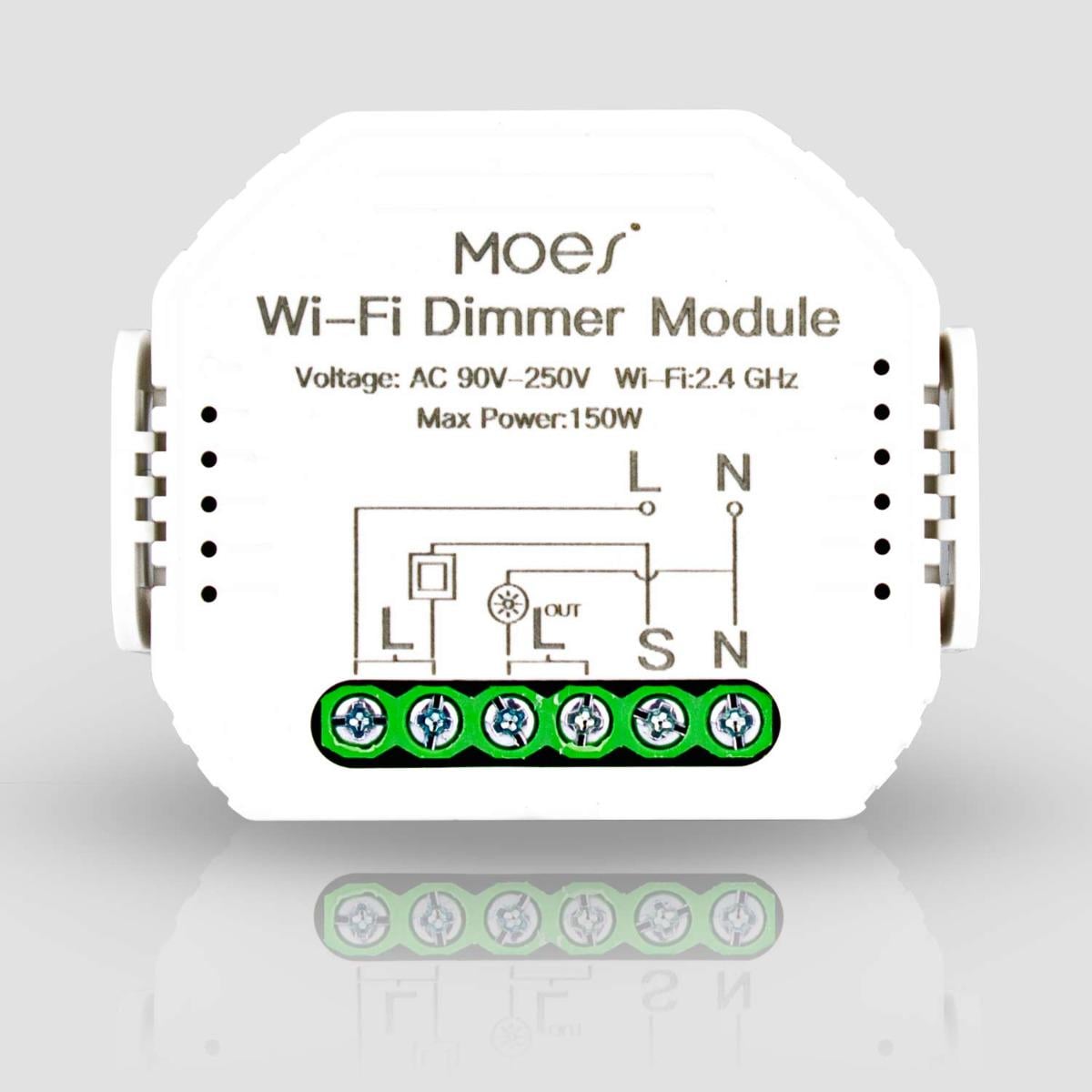 Димер одноканальный Wi-Fi Moes MS-105 (WH00283)