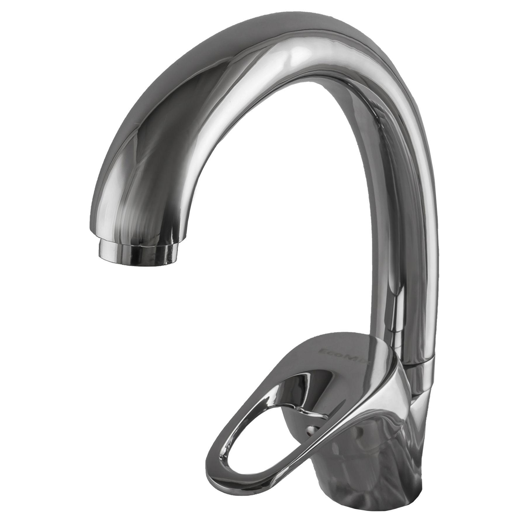 Смеситель для кухни EcoMix M-GEM-203S силумин