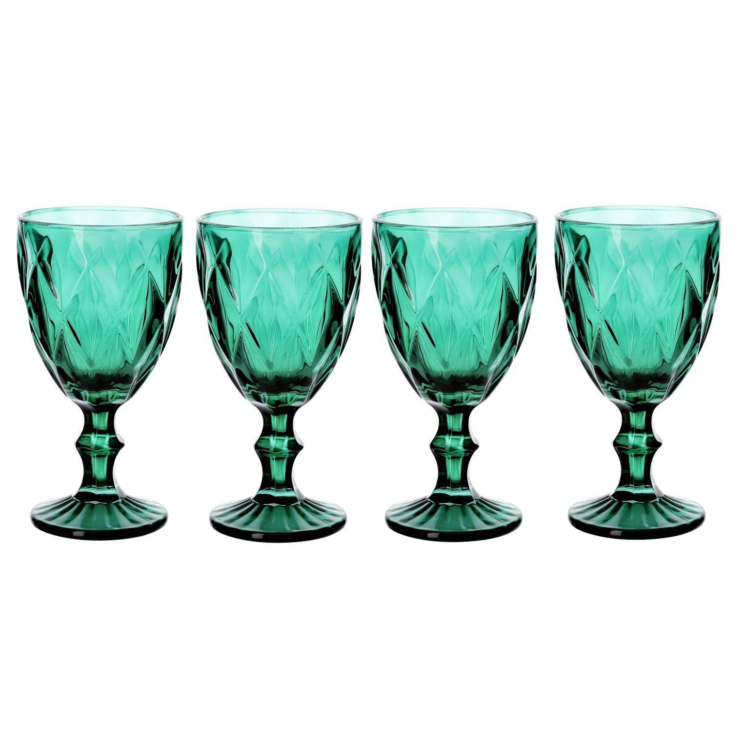 Набор бокалов для вина Homla LUNNA 310 мл 4 шт. Зеленый (163838) - фото 1 Набор бокалов для вина Homla LUNNA 310 мл 4 шт. Зеленый (163838) - фото 1