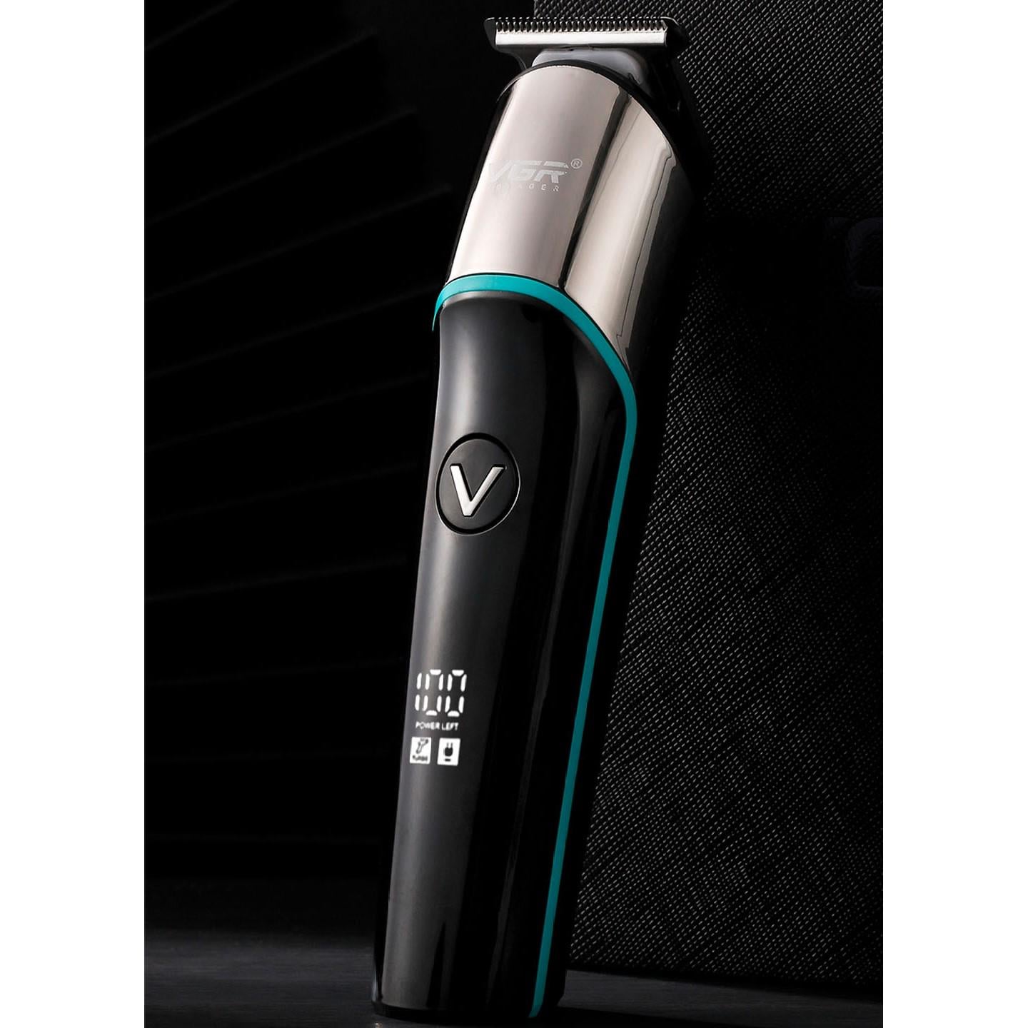 Машинка для стрижки аккумуляторная VGR V‑291 с насадками и индикатором работы (401111) - фото 2