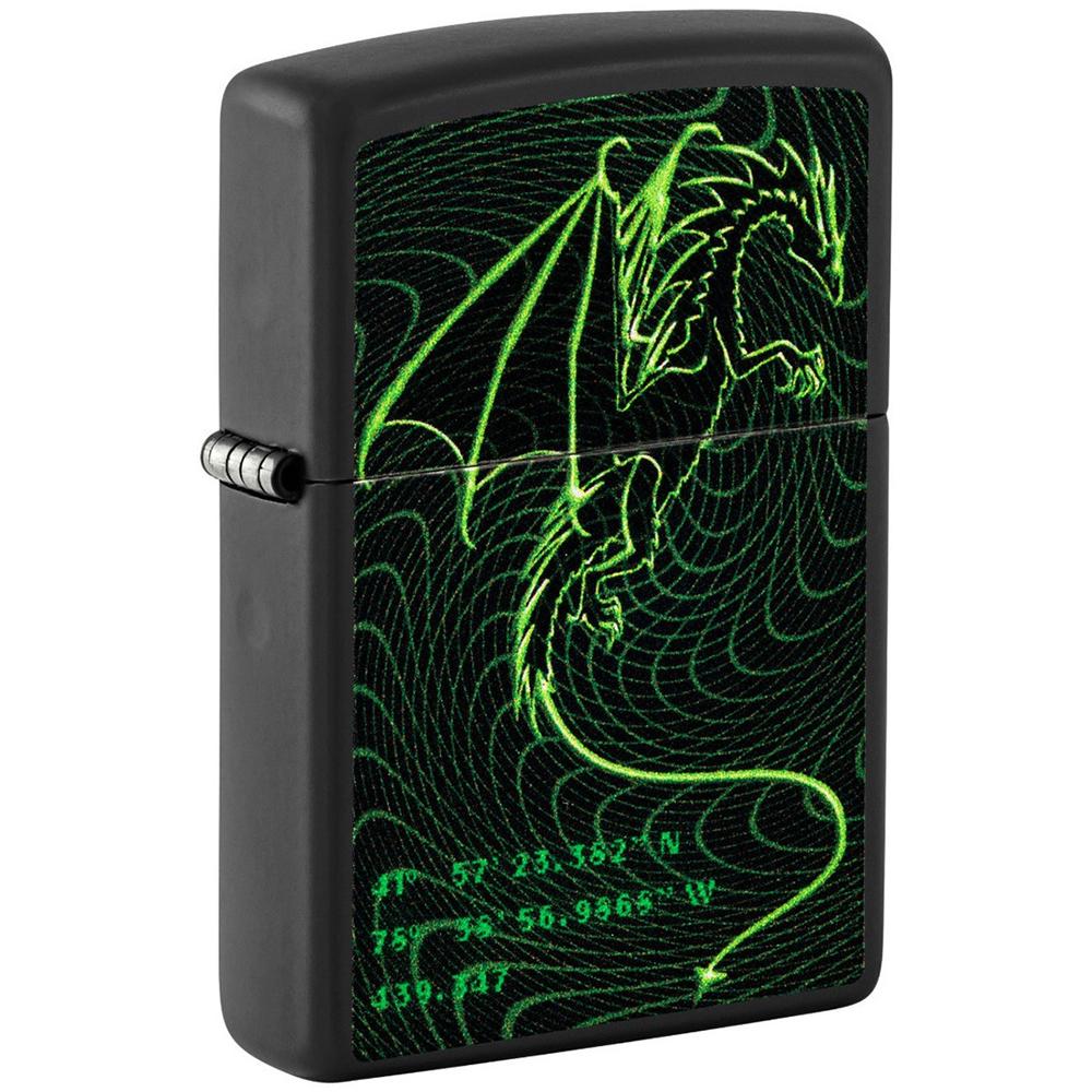 Зажигалка ZIPPO 218 2022PFF Cyberpunk Dragon Design (48497)