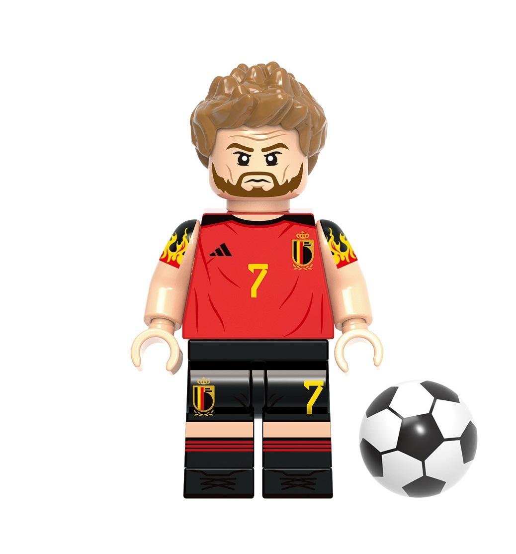 Конструктор человечек Кевин Де Брюйне в форме сборной Бельгии (26972737)