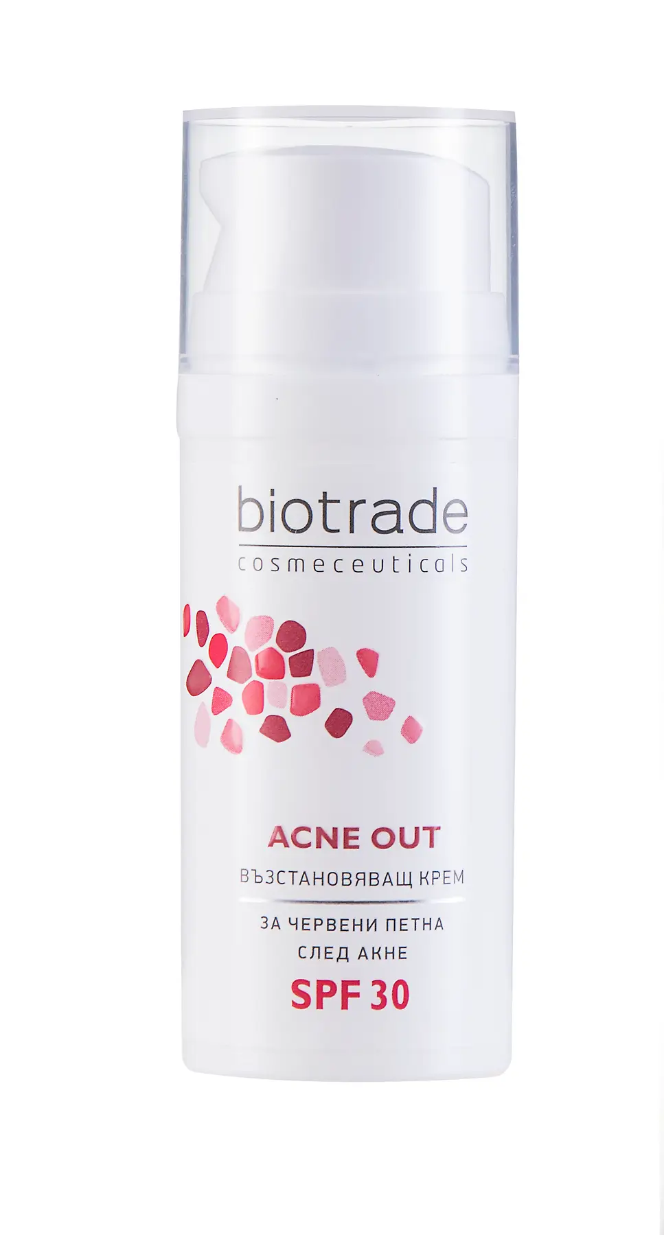 Крем для обличчя Biotrade Acne Out SPF 30 відновлювальний 30 мл (19481573)