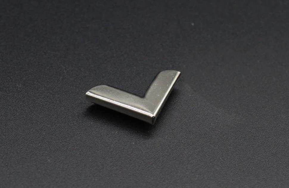 Уголок декоративный металлический 20х20х5 мм Никель (464823593)