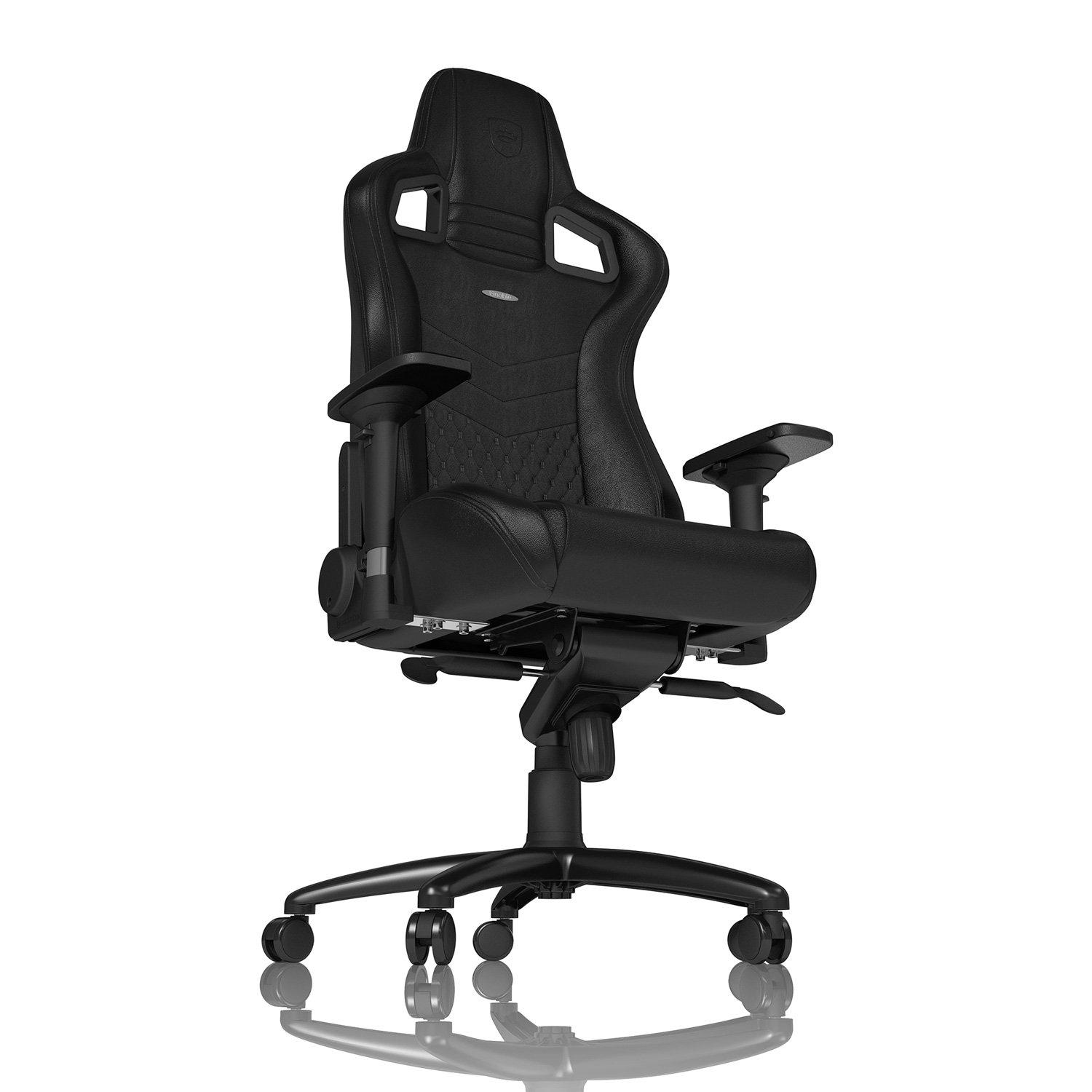 Крісло геймерське Noblechairs Epic Real Leather Black (9875578) - фото 5