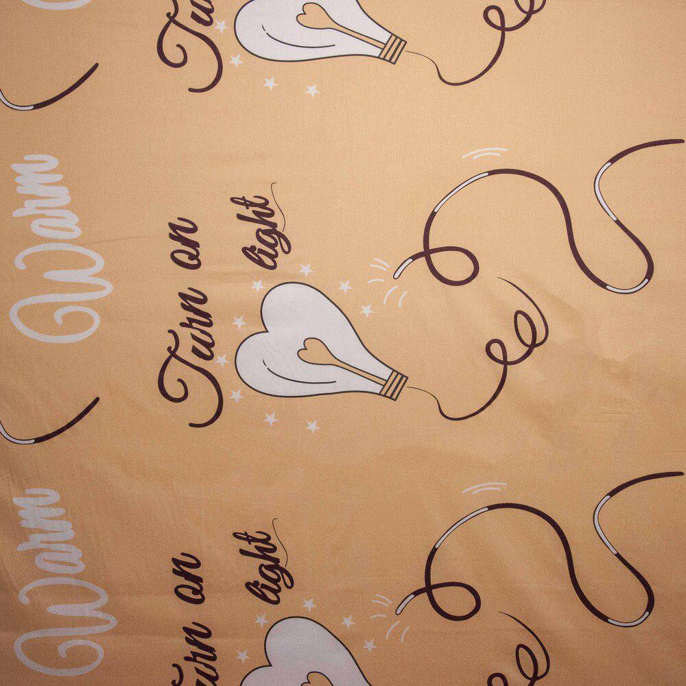 Ткань хлопок сатин S-116A Warm Абрикосовый (18911)