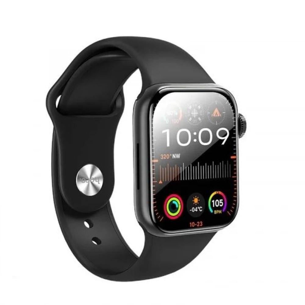 Смарт-часы Hoco DY12 Amoled с функцией звонков Черный (2739556717)