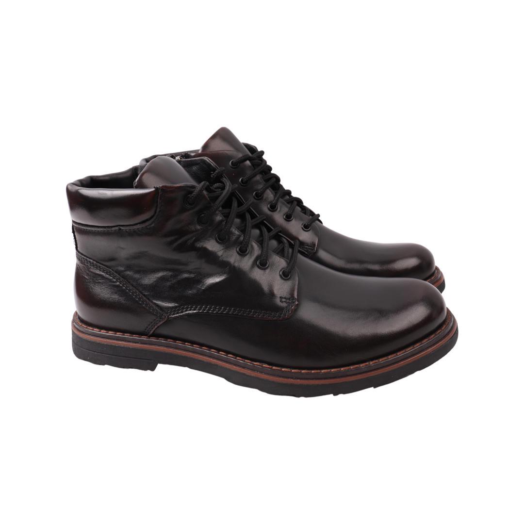 Ботинки мужские Vadrus из кожи р. 41 Черный (346-22ZHC)