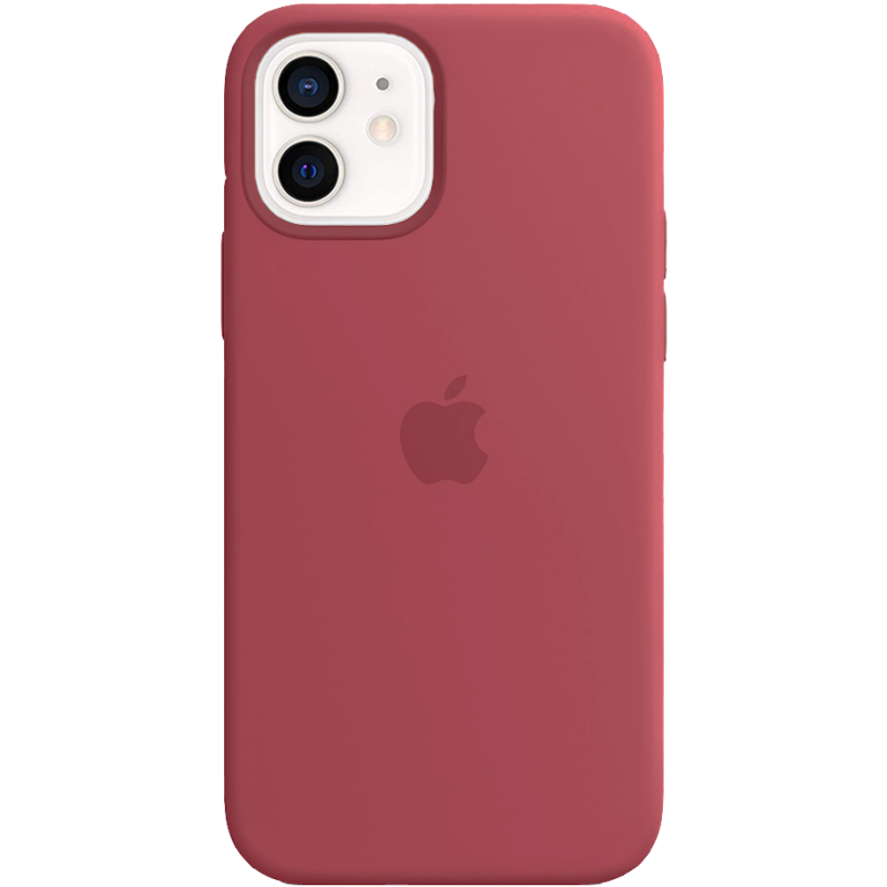 Чехол GoVern Silicone Case Full для Apple iPhone 12 Camellia