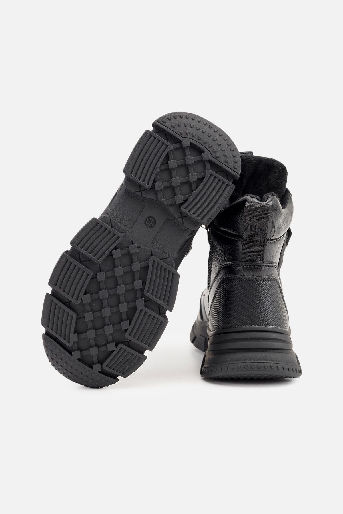 Ботинки детские зимние ЦБ-00260723 для мальчика р. 34 Черный (29085940) - фото 5