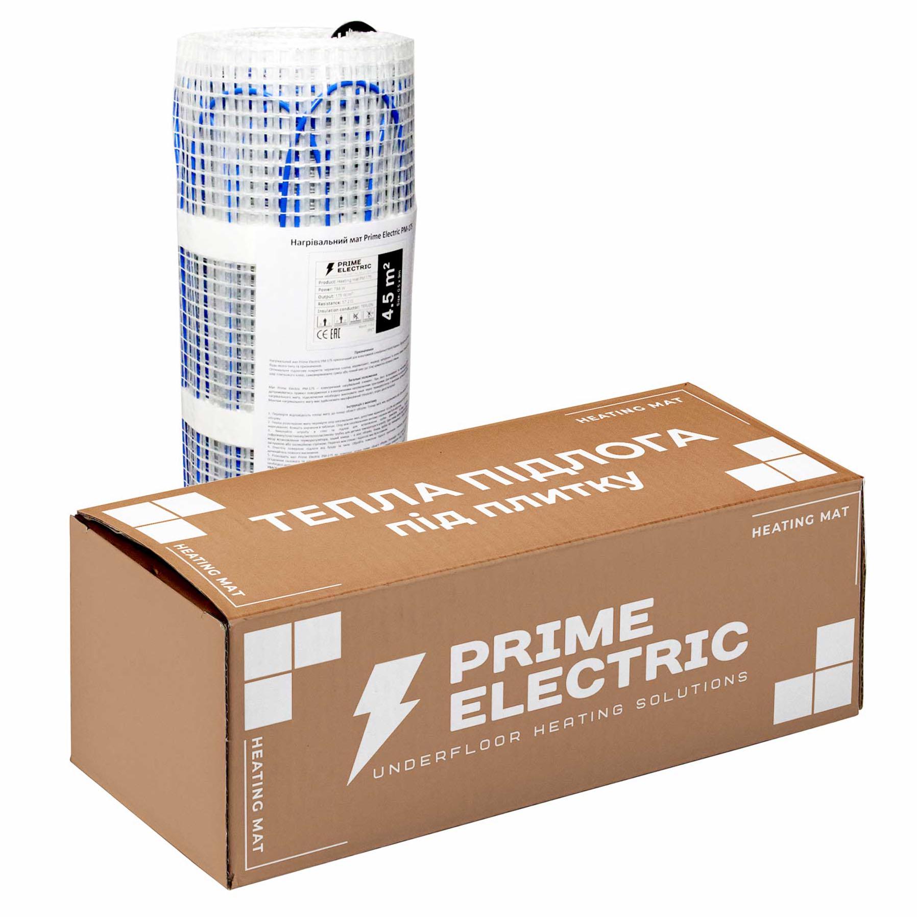 Тепла підлога Prime Electric PM-175 15 м² 2625 Вт нагрівальний мат (10175-0144)