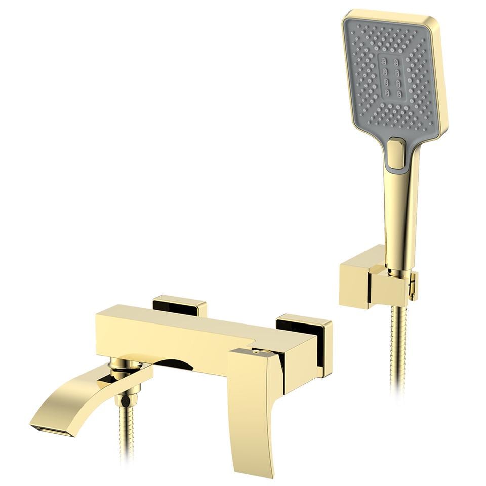 Смеситель для ванны Gappo G3207-3 однорычажный Золотой (164551)